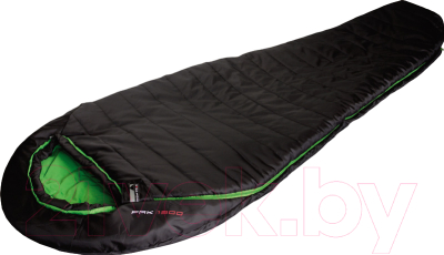 Спальный мешок High Peak Pak 1300 / 23313 (черный/зеленый)