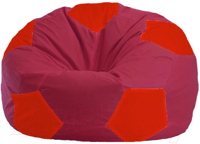 Бескаркасное кресло Flagman Мяч Стандарт М1.1-308 (бордовый/красный)
