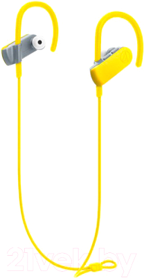 Беспроводные наушники Audio-Technica ATH-SPORT50BT (желтый)