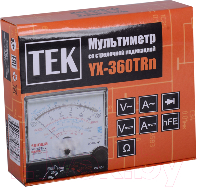 Мультиметр аналоговый Ресанта YX-360 TRn (61/10/220)