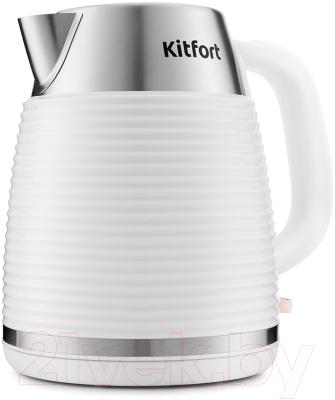 Электрочайник Kitfort KT-695-3 (белый)