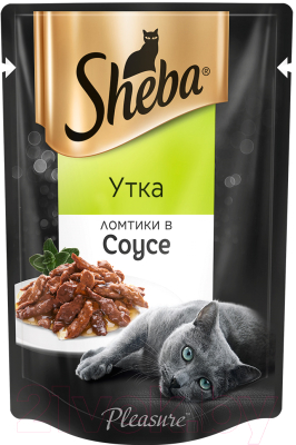 Влажный корм для кошек Sheba Pleasure Ломтики из утки в соусе (85г)