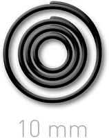 Кольца для переплета OPUS EasyRing 10мм до 90 листов / EASYRING10CZA600 (600шт, черный) - 
