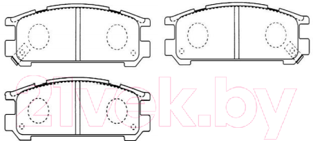 Тормозные колодки HSB HP8430