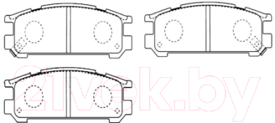 

Тормозные колодки HSB, HP8430