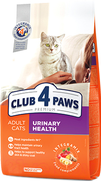 Сухой корм для кошек Club 4 Paws Premium поддержка здоровья мочеиспускательной системы (14кг)