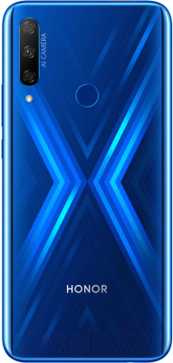 Смартфон Honor 9X 4GB/128GB / STK-LX1 (сапфировый синий)