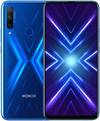 Смартфон Honor 9X 4GB/128GB / STK-LX1 (сапфировый синий)