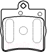 Тормозные колодки HSB HP9578