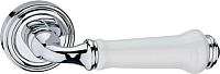 Ручка дверная Arni Кариота CP/White Ceramic (круглая) - 