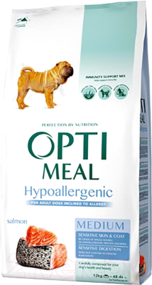 Сухой корм для собак Optimeal Hypoallergenic с лососем (12кг)