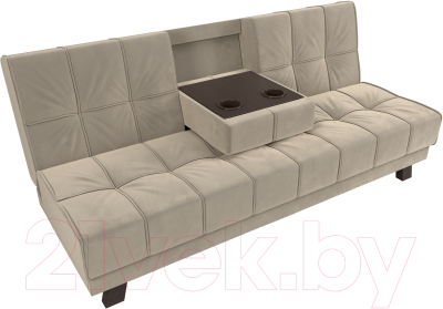 Изображение товара Диван Лига Диванов Винсент 182 (микровельвет, бежевый)