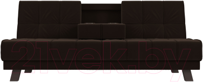 Изображение товара Диван Лига Диванов Винсент 182 (микровельвет, коричневый)