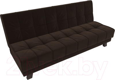 Изображение товара Диван Лига Диванов Винсент 182 (микровельвет, коричневый)