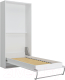 Шкаф-кровать трансформер Макс Стайл Kart 18мм 90x200 (белый базовый W908 ST2) - 