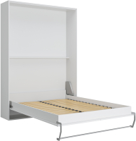 Шкаф-кровать трансформер Макс Стайл Kart 18мм 140x200 (белый базовый W908 ST2) - 