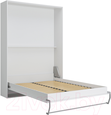 Шкаф-кровать трансформер Макс Стайл Kart 18мм 140x200 (белый базовый W908 ST2)