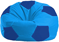 Бескаркасное кресло Flagman Мяч Стандарт М1.1-273 (голубой/синий) - 