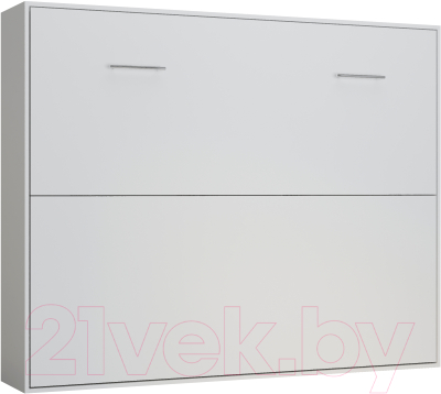Шкаф-кровать трансформер Макс Стайл Wave 18мм 160x200 (белый базовый W908 ST2)
