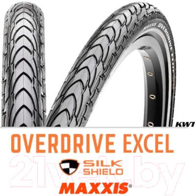 Велопокрышка Maxxis Overdrive Excel 700x40c / ETB96137000