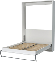 Шкаф-кровать трансформер Макс Стайл Smart 18мм 140x200 (белый базовый W908 ST2) - 