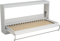 Шкаф-кровать трансформер Макс Стайл Strada 18мм 90x200 (белый базовый W908 ST2) - 