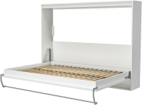 Шкаф-кровать трансформер Макс Стайл Strada 18мм 140x200 (белый базовый W908 ST2) - 