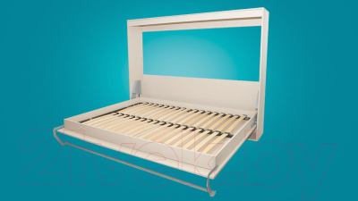 Шкаф-кровать трансформер Макс Стайл Strada 18мм 140x200 (белый базовый W908 ST2)