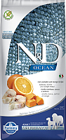 Сухой корм для собак Farmina N&D Low Grain Free Ocean Pumpkin Codfish&Orange Adult Medium&Max (12кг) - 