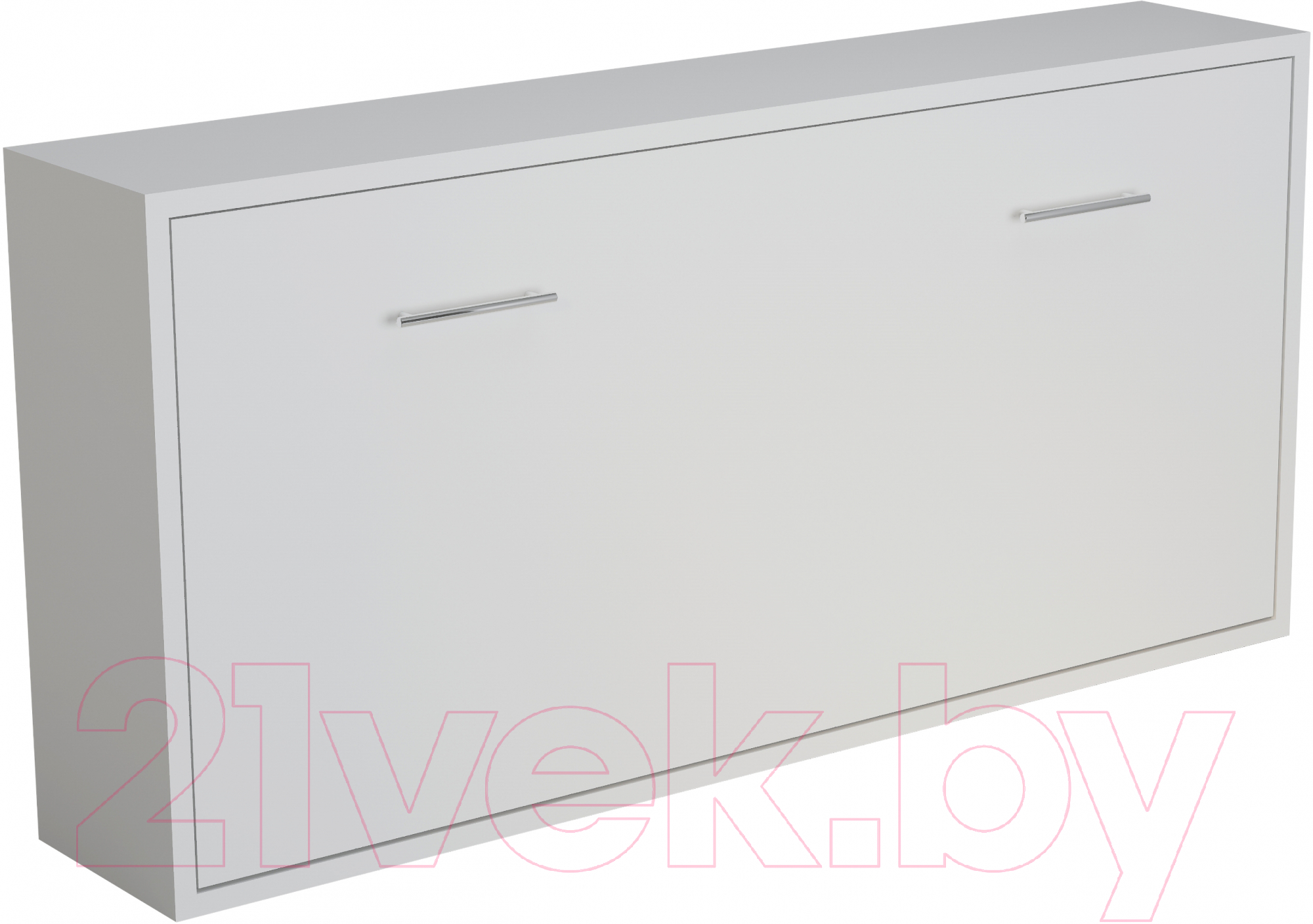 Шкаф-кровать трансформер Макс Стайл Wave 36мм 90x200 (белый базовый W908 ST2)