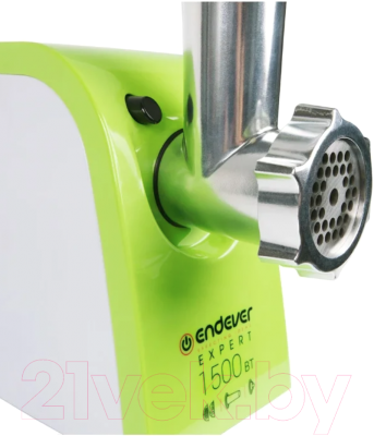 Мясорубка электрическая Endever Sigma-43 (белый/зеленый)