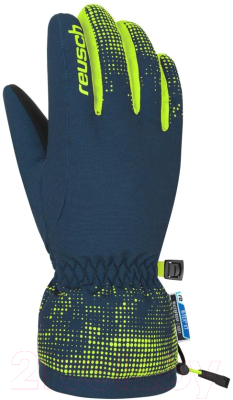Перчатки лыжные Reusch Xaver R-Tex Junior Dress / 4761209 468 (р-р 4, Blue/Neon yellow)