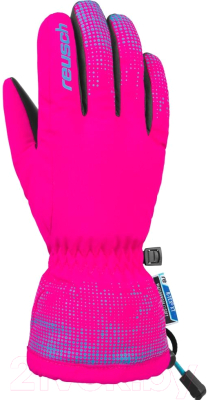 Перчатки лыжные Reusch Xaver R-Tex XT Junior / 4761209 303 (р-р 4, Pink Glo/Bachelor Button)
