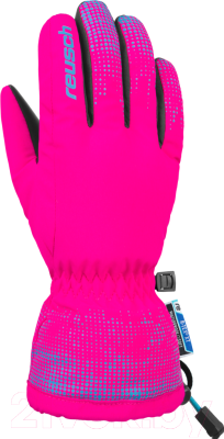 Перчатки лыжные Reusch Xaver R-Tex XT Junior / 4761209 303 (р-р 4.5, Pink Glo/Bachelor Button)