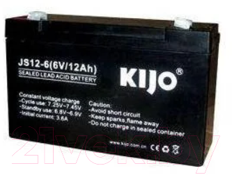 Батарея для ИБП Kijo 6V 12Ah / 6V12AH