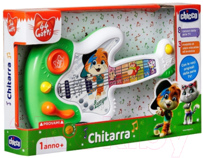 Музыкальная игрушка Chicco Гитара. 44 Котенка / 99181