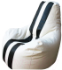Бескаркасное кресло Flagman Спортинг С2.3-03 (белый/черный) - 
