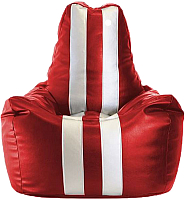 Бескаркасное кресло Flagman Спортинг С3.3-02 (красный/белый) - 