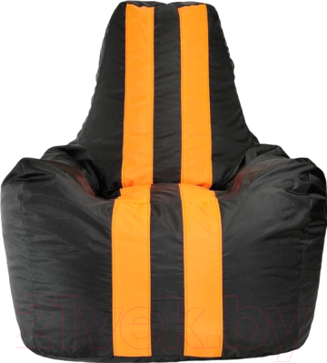 Бескаркасное кресло Flagman Спортинг С2.1-01 (черный/оранжевый)