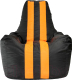 Бескаркасное кресло Flagman Спортинг С2.1-01 (черный/оранжевый) - 