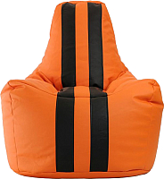 Бескаркасное кресло Flagman Спортинг С2.1-02 (оранжевый/черный) - 