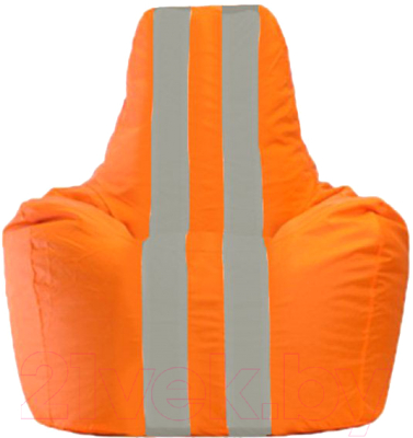 Бескаркасное кресло Flagman Спортинг С2.1-03 (оранжевый/серый)