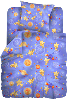 

Комплект постельный в кроватку Непоседа, Кошки-мышки. Космостар / 277998