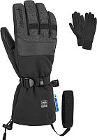Перчатки лыжные Reusch Sid R-Tex XT Triple System / 490122 7721 (р-р 9, Black/Black Melange) - 