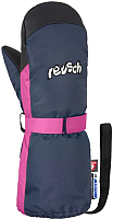 Варежки лыжные Reusch Happy Mitten / 4985520 4466 (р-р 4, Dress Blue/Pink Glo) - 