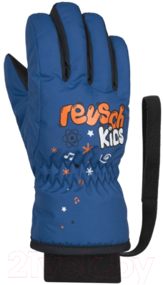 Перчатки лыжные Reusch Kids Dazzling / 4885105 402 (р-р 2, Blue)