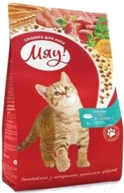 Сухой корм для кошек Мяу! Для котят (11кг)