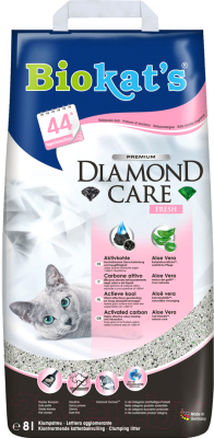 Наполнитель для туалета Biokat's Diamond Care Fresh (8л)