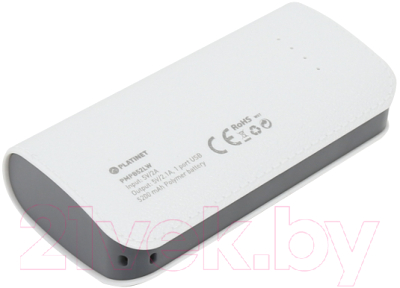 Портативное зарядное устройство Platinet 5200mAh / PMPB52LW (белый)
