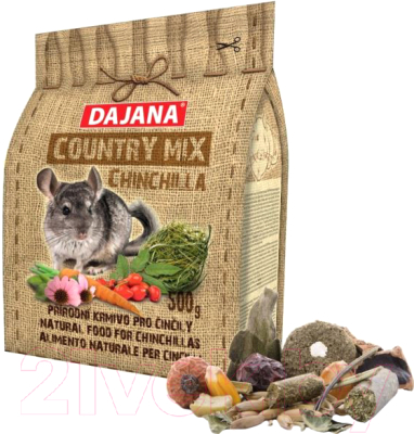 Корм для грызунов Dajana Country Mix для шиншилл (0.5кг)
